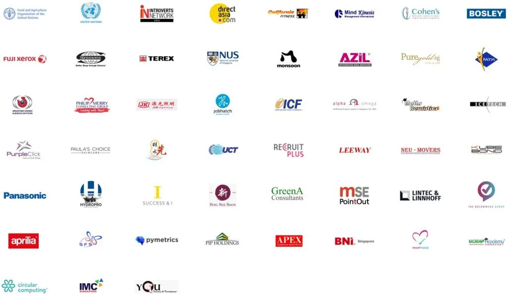 Logos of businesses and organizations that have benefited from KinetiqBuzz's authority building services.